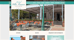 Desktop Screenshot of hotelvillafranca.it